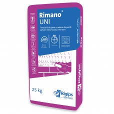 Glet, aplicare mecanizata Rigips Rimano Uni, interior, 25 kg